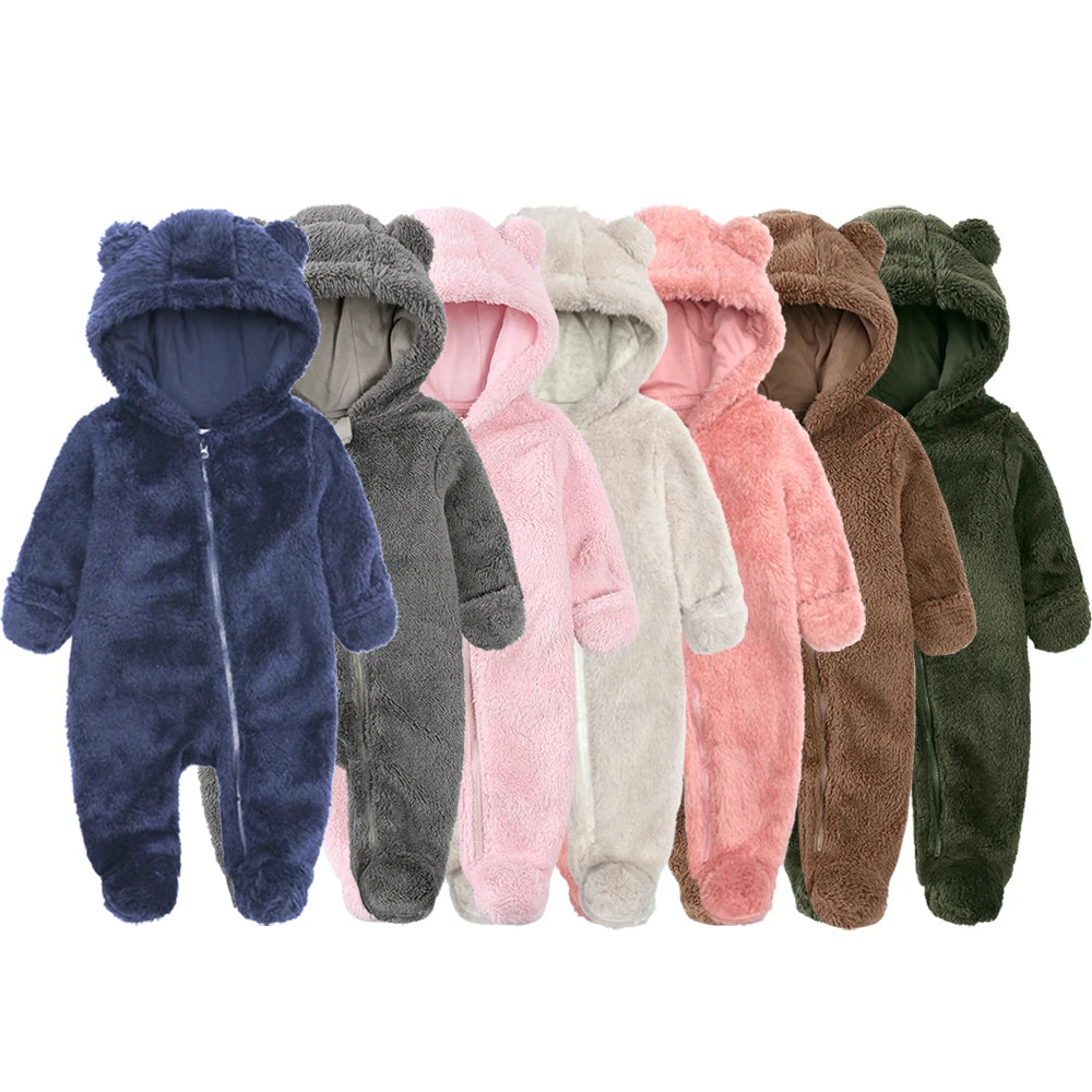 Winter Fleece Baby Romper